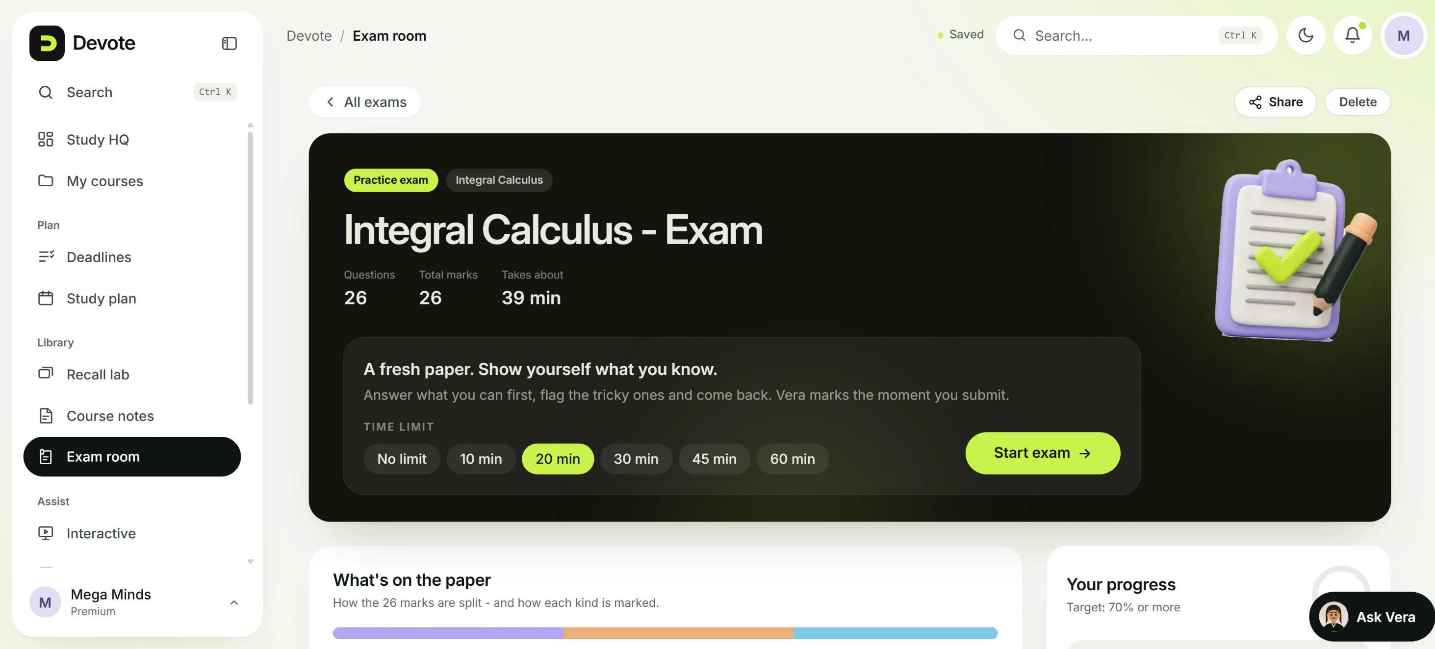 Test what you know before exam day.